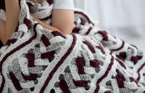 LEISURE ARTS, INC. Livres d'art de loisirs CMFRT AFGN, Homespun Comfort Afghans, Taille unique – vue 6