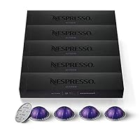 Nespresso Vertuo – Bundle 50 Capsules de Café Altissio – Intensité 9 – Pour Espresso 40 ml – (5 étuis de 10)