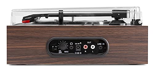 Fenton RP170D Platine Vinyle Bluetooth avec Valise de Rangement – Bois Foncé, Haut-Parleurs Intégrés, Sortie Ligne et Casque, Une Platine Idéale pour Décorer et Écouter Vos Vinyles - Les Beatles, Paul McCartney, John Lennon, RIngo Starr, George Harrison Fenton RP170D Platine Vinyle Bluetooth avec Valise de Rangement - Bois Foncé, Haut-Parleurs Intégrés, Sortie Ligne et Casque, Une Platine Idéale pour Décorer et Écouter Vos Vinyles – Image 4