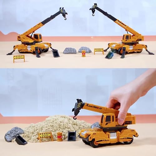Image of Crane Toy Excavator Toy for Kids Unbreakable Bulldozer Construction Long Carne Vehicle for Kids 2 3 4 5 Year