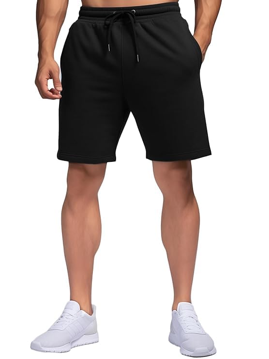 boffi Men's 100% Cotton Shorts Two Pocket with Zipper Pocket  Sporty Shorts