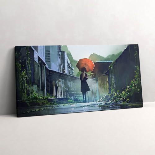 Art mural peinture sur toile haute définition paysage britannique 120x60cm