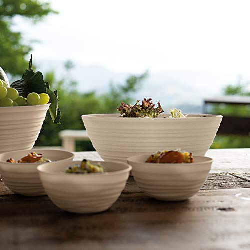 Guzzini - Tierra, L bowl in recycled plastic, container - clay, diameter 25 x H10.5 cm, Brown - Image 4