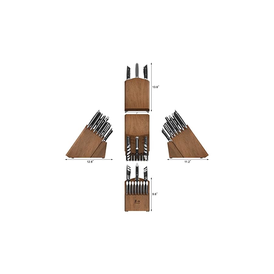Cangshan-HELENA-Series-German-Steel-Forged-Knife-Block-Set-23-Piece-Black Cangshan HELENA Series German Steel Forged Knife Block Set (23-Piece, Black)