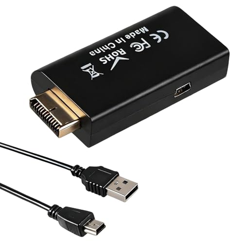 Qualità audio e immagini superiori: grazie all'interfaccia HDMI placcata in oro, questo adattatore PS2 HDMI garantisce una trasmissione stabile senza perdita di segnale o ritardi. L'immagine diventa più nitida, i colori più vivaci e il suono più chiaro, offrendo un'esperienza di gioco fluida e coinvolgente su tutti gli schermi HDTV.