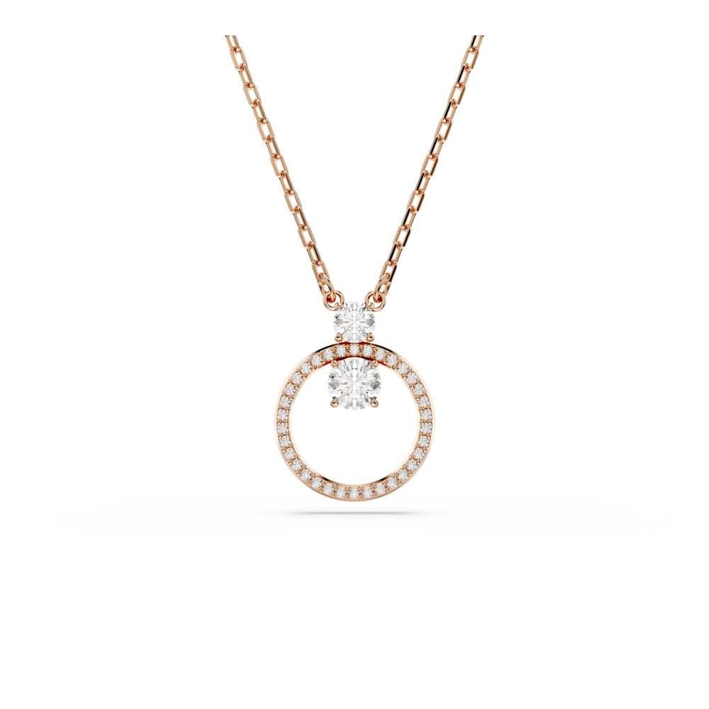swarovski Constella pendant, Round cut, White, Rose gold-tone plated-picture-47