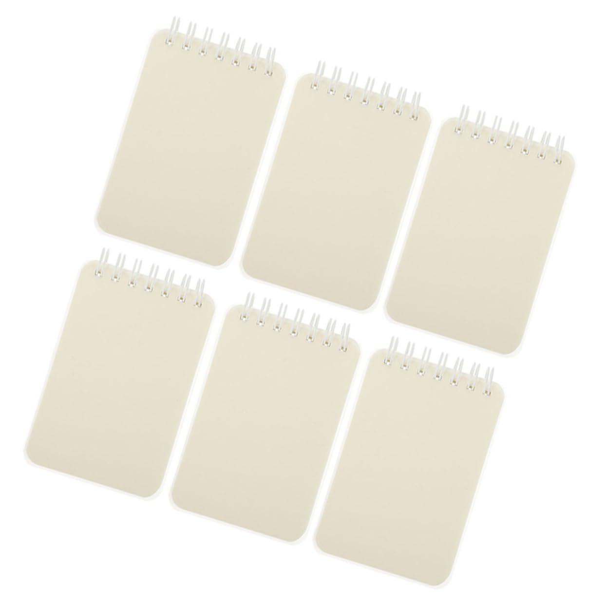 NUOBESTY 5 Ensembles Livre De Bobine A7 Cahier De Poche Pour Enfants Cahiers En Vrac Joli Journal Ligné Cahier À Spirale Carnet De Notes Cahier Petit Cahier Ligné Pp Blanche 6 Pièces * 5