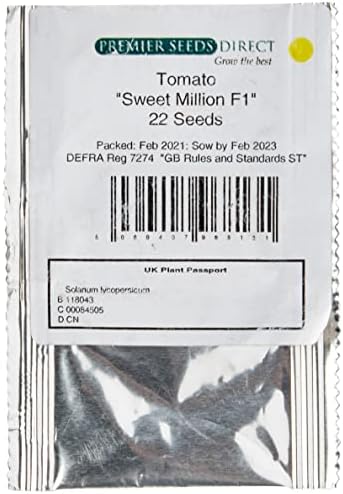 Premier Seeds Direct TOM102 Tomato Sweet Million F1 Includes 22 Seeds