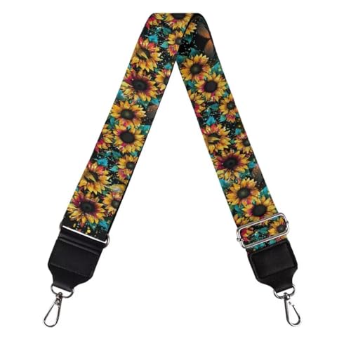 Image of Coldinair Sunflower Bag Handle Strap Replacement Purse Strap for Women Men Luggage Strap Suitcases Carrying Bag