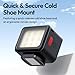 ULANZI DG01 Mini Cube Phone Light Portable LED Camera Light for DJI OSMO Pocket 3 Action Camera Sony zv-e 10 Canon r550,Support Magnetic Attraction & Type-C Charging for ULANZI JJ02 Tripod