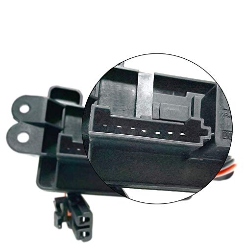 Blower Motor Resistor Complete Kit With Harness Manual AC Controls Compatible with 2003-2006 Chevy Silverado Avalanche Suburban Tahoe,GMC Sierra Yukon Cadillac Escalade 89019088 973-405 22807123 RU126