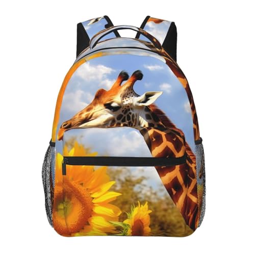 Sac à dos ordinateur portable girafe pour le travail et voyage