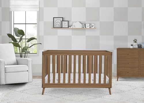 Image of Delta Children Essex 4-in-1 Convertible Crib - Greenguard Gold Certified, Chestnut