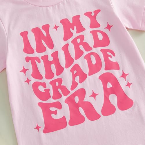 Image of Kids Girls First Day of School Shirt in My Pre-K /Kindergarten /First /Second /Third /Fourth /Fifth Grade Era T-Shirt
