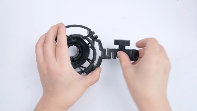 Microphone Shock Mount, Anti Vibration Mic Clip Holder for C2000