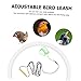 Levemolo 1pc Adjustable Bird Leash for Outdoor Training Lightweight Parrot Flying Rope Flexible Bird Supply for Cockatiels and Conures Easy to Use Sturdy Design