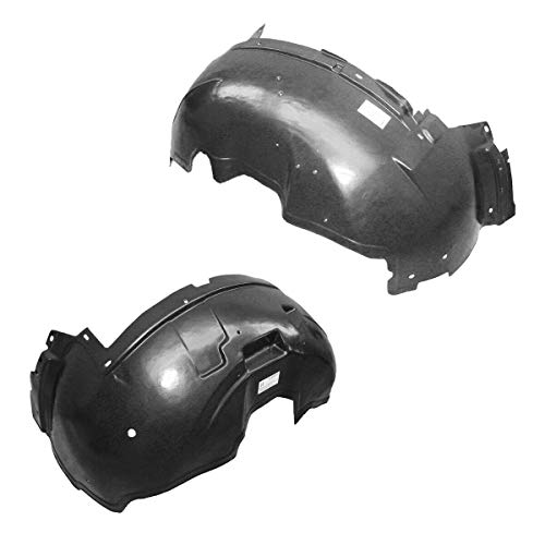 Image of Parts N Go 2001-2006 Silverado Sierra 2500HD 3500 Front Driver & Passenger Side Fender Liner Set - 15268589 GM1249165