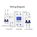 5-80A DDM15SD Retroiluminación LCD Pantalla digital Monofásico Electrónica KWh Medidor Din-rail Energy...