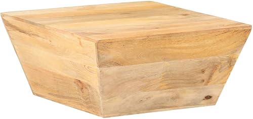 Miniatura 52 de Mesa auxiliar redonda de madera, mesa auxiliar de madera de acacia maciza, mesa auxiliar para sala de estar, hogar, oficina, 25.6 x 25.6 x 12.2