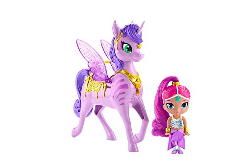 Shimmer Y Shine - Zahracornio Mágico Volador, Muñeca con Unicornio de Juguete (Mattel GCM01) Cover