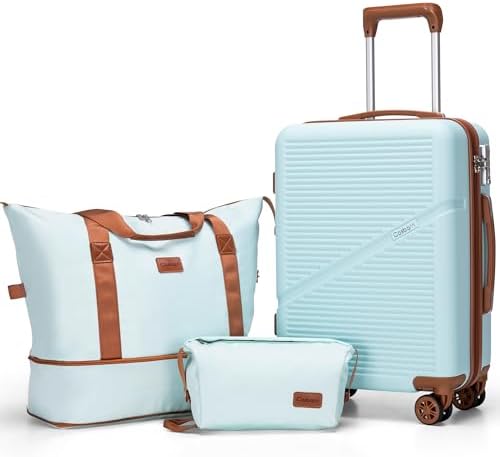 Carry On Luggage 22x14x9 Airline Approved, 20 Inch Carry on Suitc...