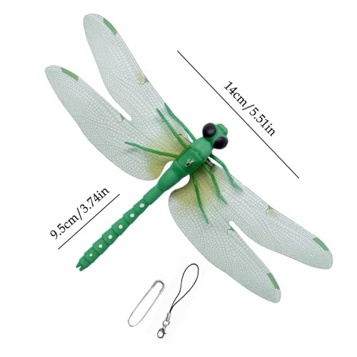 Clips de moscas de cometa y libélulas decorativas para jardín y macetas 3
