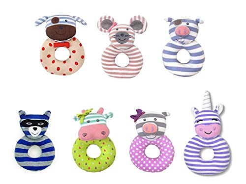 Organic Farm Buddies Rattle, Belle The Cow Color Belle The Cow Newborn, Kid, Child, Childern, Infant, Baby #TOP4