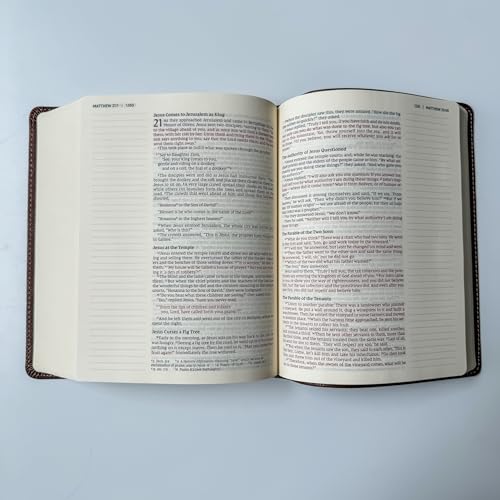 Joy Creative Personalized Niv Journaling Bible, Brown With Large Cross, Option To Customize With Hand Lettered Name On Cover… thumb #5