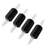 Tattoo Tubes 1Inch/25MM - Yuelong 20Pcs Disposable 15 lat Tip/ 15 Magnum Tattoo Tubes with Clear Long Tips,Soft Black Tattoo Grip and Tube for Tattoo Needles Tattoo Supplies (15F)
