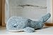 The Petting Zoo Whale Stuffed Animal Plushie, Gifts for Kids, Fuzzlez Sealife Animals, Whale Plush Toy, 15 inches