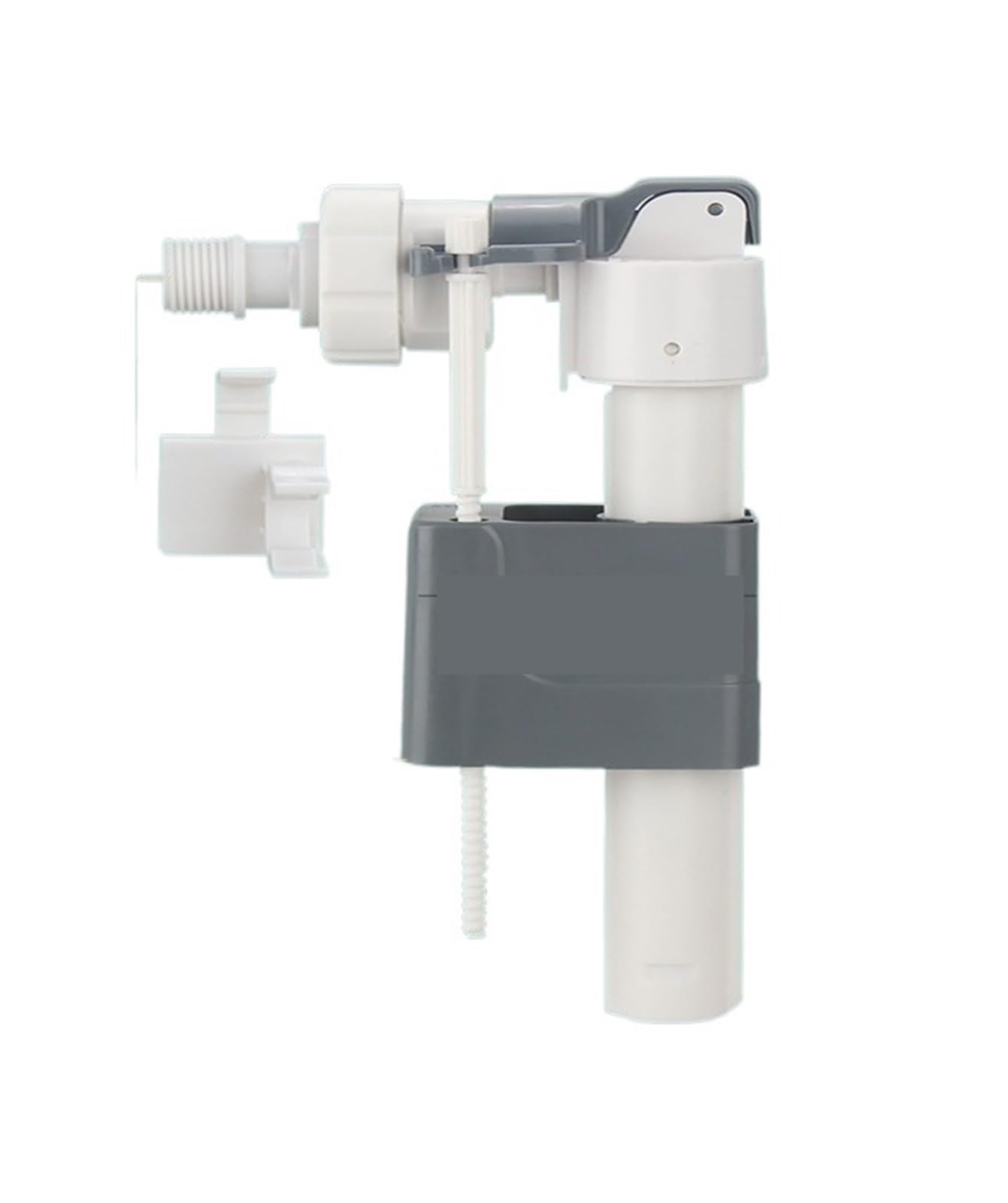 Kit de accesorios para inodoro para colgar en la pared con entrada tanque agua empotrable para baño 3/8 "y 1/2"(Straight brackets)