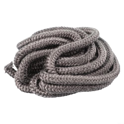 Corda per stufa FACULX per stufa, cavo di tenuta in fibra di vetro ignifugo, resistente al calore, corda per stufa, 3 metri, 9 mm, per camino, stufa, porta per camini, porte