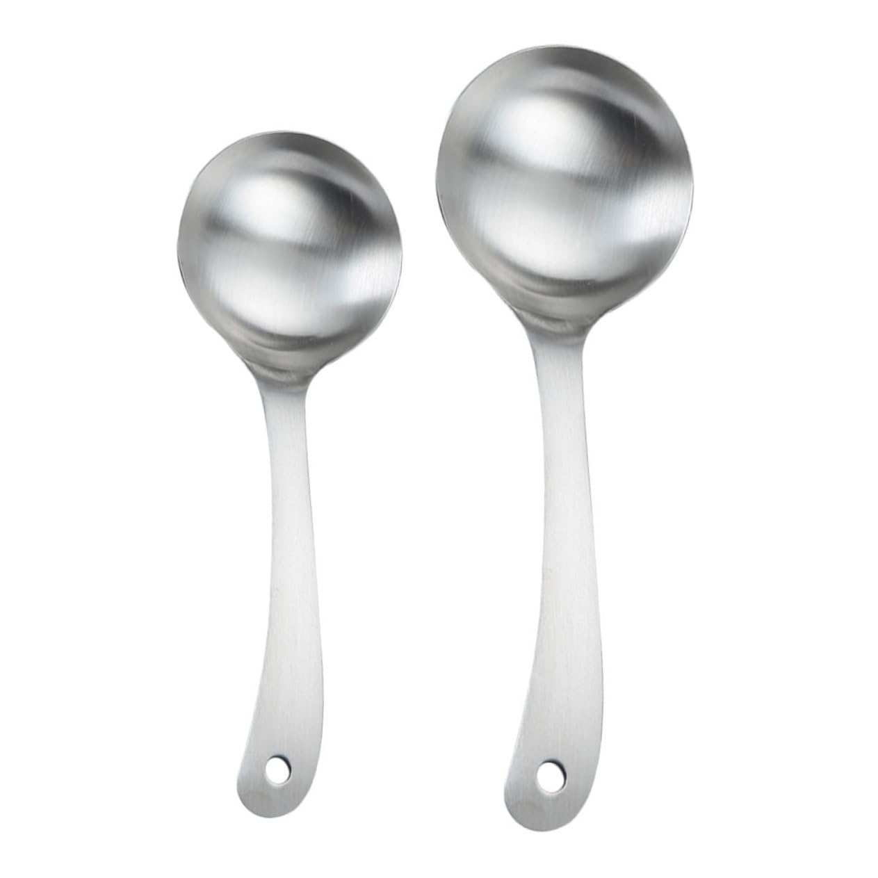 Wakauto Rice Scoop Spoon Stainless Steel Serving Utensils Soup Spoons Small Silverware for Rice Cooker Buffet