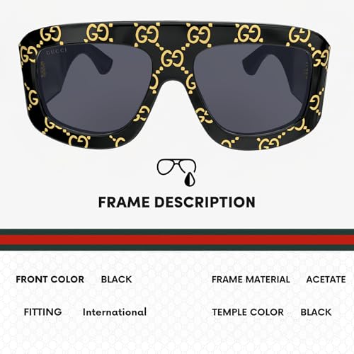 Gucci GG0983S Designer Square Aviator Shape Sunglasses with Non-Polarized Lenses - Epitome of Luxury and Style3