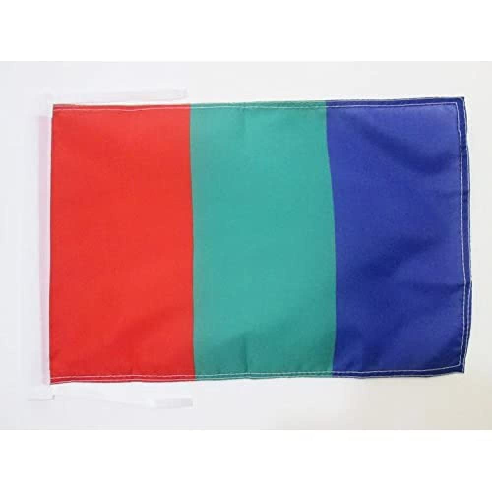 AZ FLAG Bandera de la Ciudad DE Barcelona 45x30cm - BANDERINA BARCELONESA 30 x 45 cm cordeles — view 197