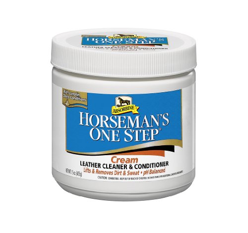 William Hunter Equestrian Absorbine Horseman's One Step Leather Conditioning 425g Cream - Combineert reiniging & conditioneren in één stap
