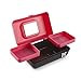 Caboodles Pretty in Petite Hot Pink Lid and Black Base Vintage Case, 1 Pound