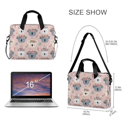 Bolso maletín para laptop con diseño de koala y conejo miniatura 5