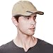 Siggi Mens Quick Dry Mesh Outdoor Baseball Sun Cap Unisex UV SPF 50 Running Cap Beige