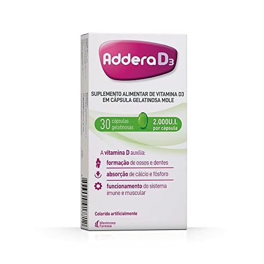 Addera D3 (Vitamina D3 2.000UI) c/ 30 Cápsulas