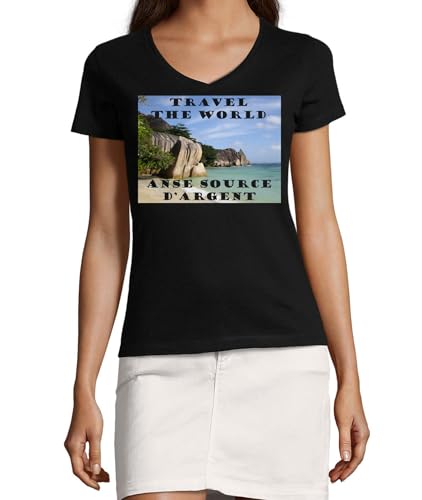 T-shirt Anse Source d'Argent en coton contre la chaleur