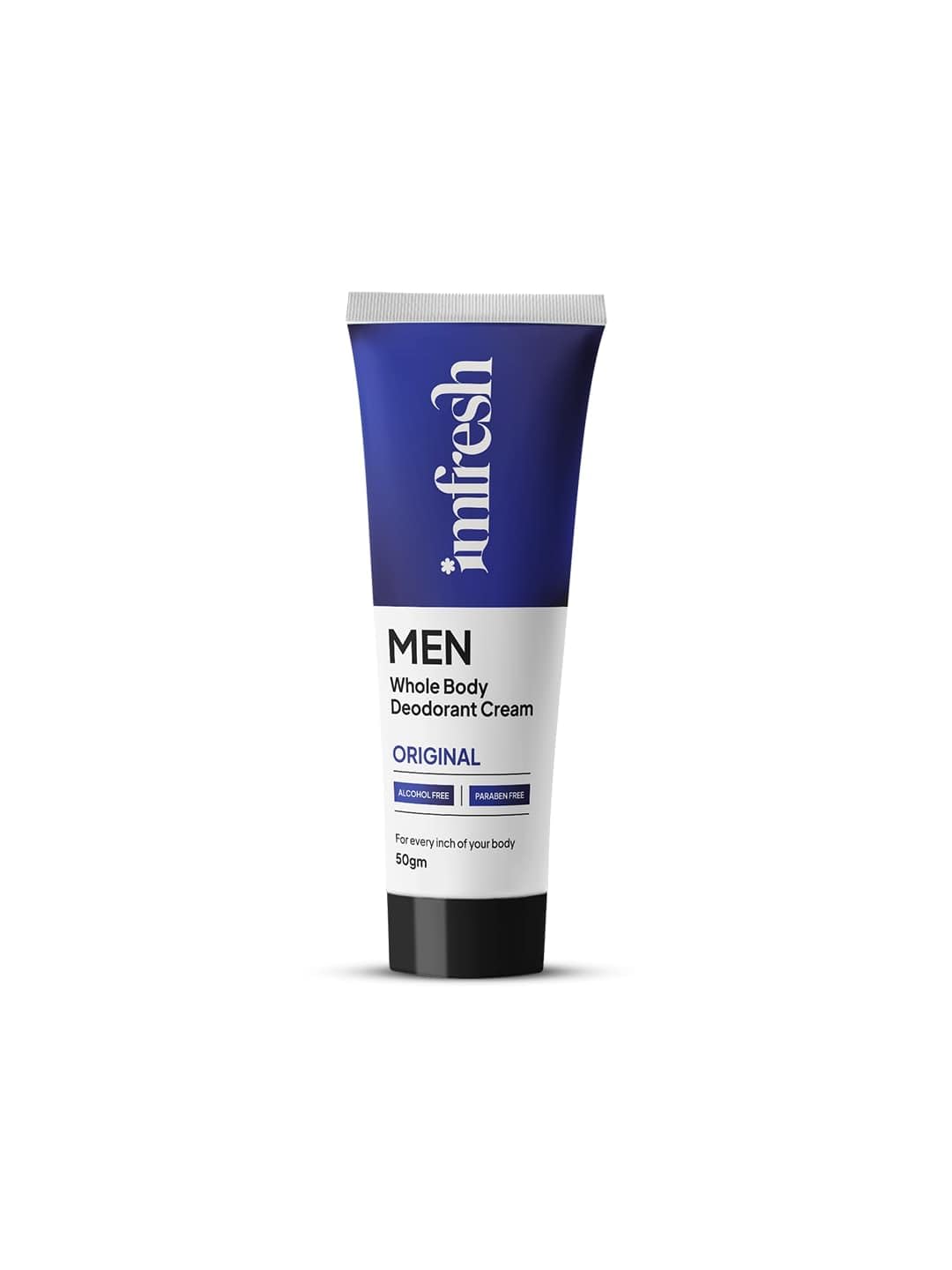 imfresh Men Deodorant Cream For Whole body & Underarms Area | Unique & Fresh Long Lasting Fragrance | Whole Body Odour Protection | Helps Reduce Pigmentation & Dark Spots | Alcohol-Free | Natural Ingredients 50gm