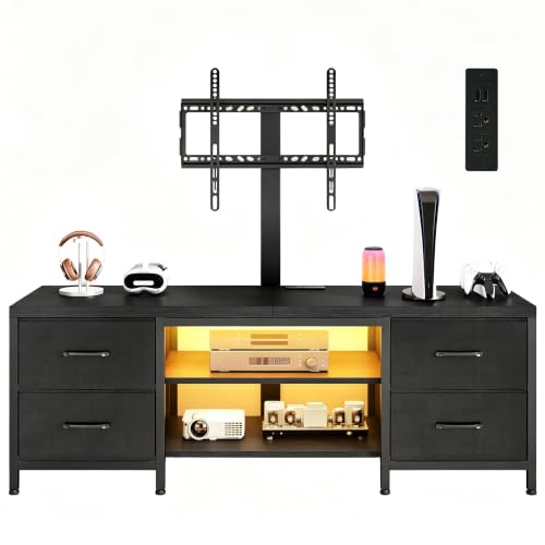 TV Stand with Mount for 75 Inch TV