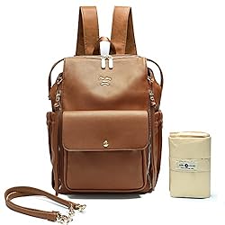 leather diaper bolsa backpack by miss fong