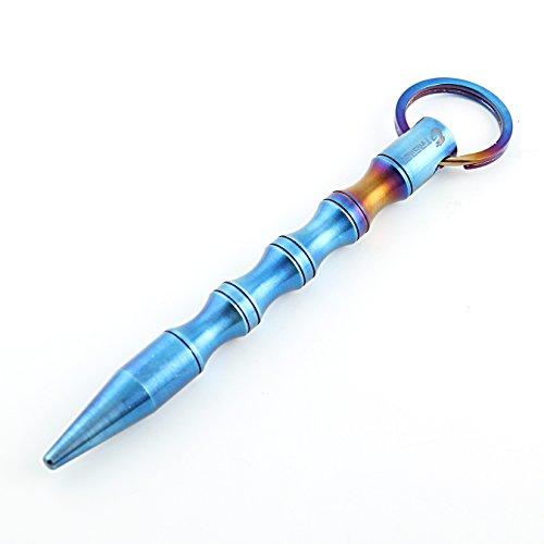 Tiremet Titanium Stinger Self Defense Keychain Keyring Kubotan Kubaton Pocket Stick