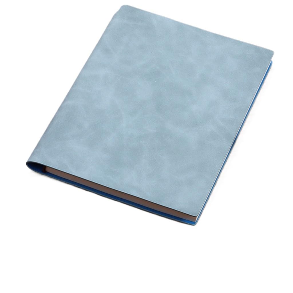 Quaderno A5 Spesso In Similpelle Per Appunti Di Riunioni Aziendali,XADCQW70722-White-style-Light Grey