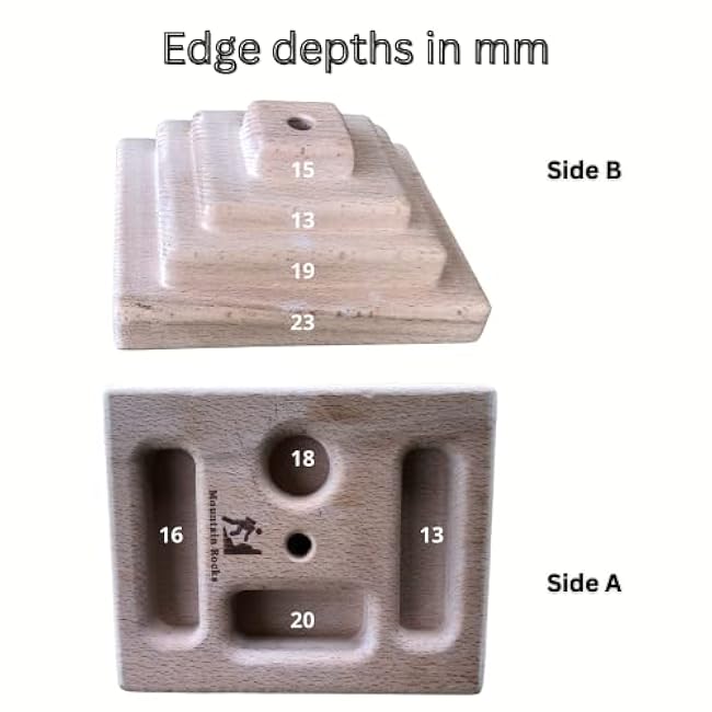 Hand Grip Strengthener Pinch Block for Grip Strength with Strap Loading Pin,Hand Grip Strengthener,Hand exerciser,Climbing Pinch Block,Fingerboard,Grip Strength,Gifts for Climbers,Mountain Rocks AU
