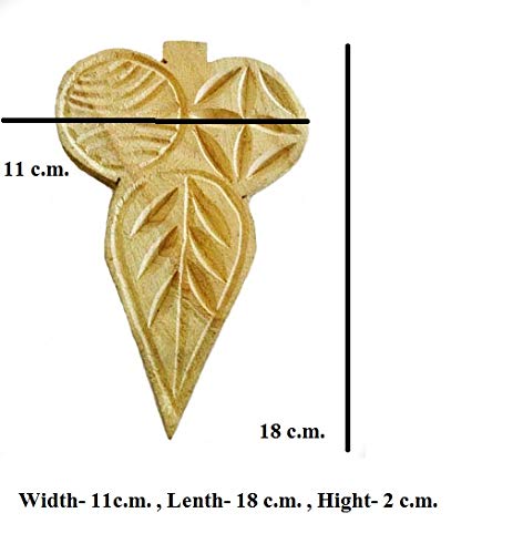 Image of Made in india Thekua Mould /Khajoor Mould (Thekua Sanecha) Pack of 2 Piece phodebal saacha Small Size.