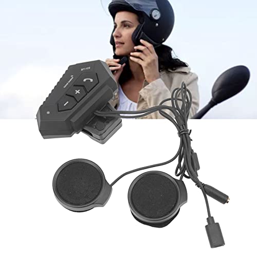 Auriculares Casco Moto Bluetooth 5.0 impermeables IPX6 con batería interna de 2000 mAh 7
