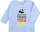 Robust und pflegeleicht für den Alltag, total bequem durch die Elasthan Ripp-Einfassung am Halsausschnitt und absolut schick: das langärmlige Baby-Shirt der Marke Babybugz ist eine tolle Wahl